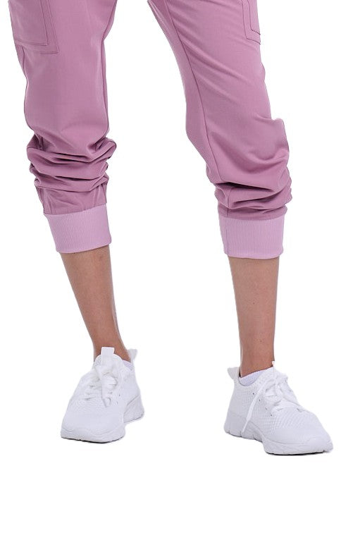 Women's Mauve / Light Mauve Jogger Scrub Pants