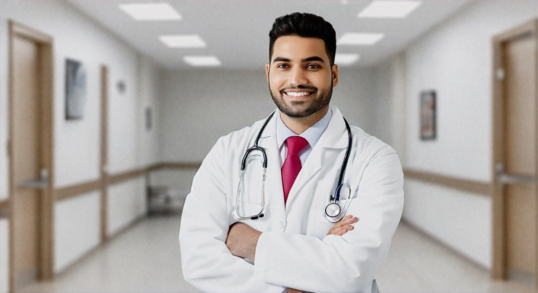 Healthcare Provider Doctor in Scrubs