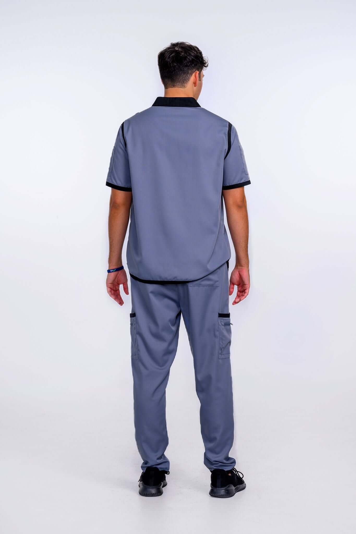 SilverBlack Scrub Pants