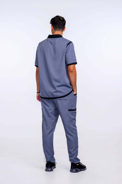 SilverBlack Scrub Pants