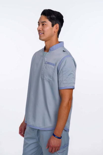 Sea GreenStone Scrub Top