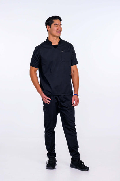 Jet Black Scrub Pants