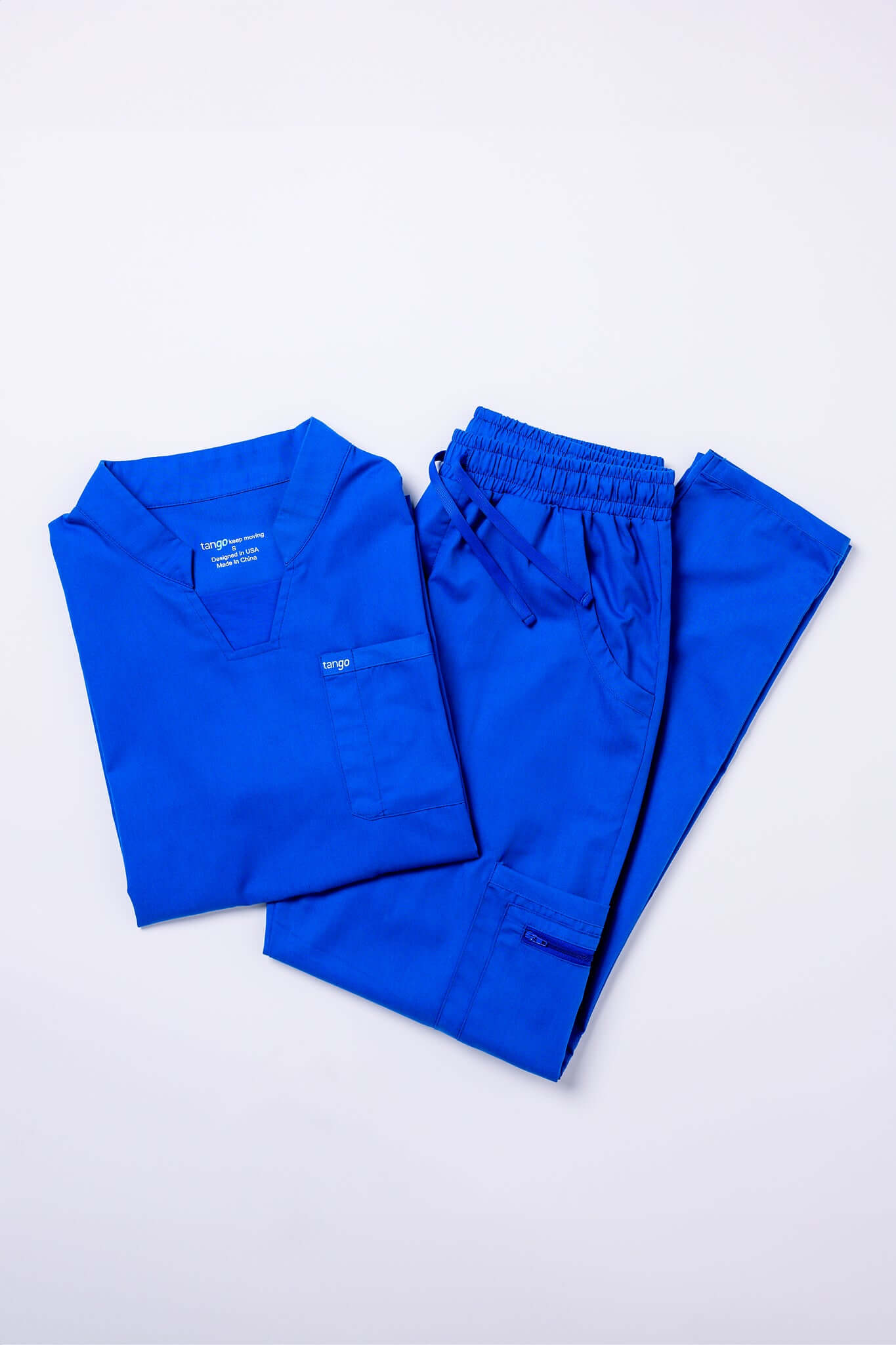 Royal Blue Scrub Top