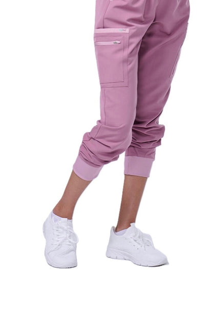 Women's Mauve / Light Mauve Jogger Scrub Pants
