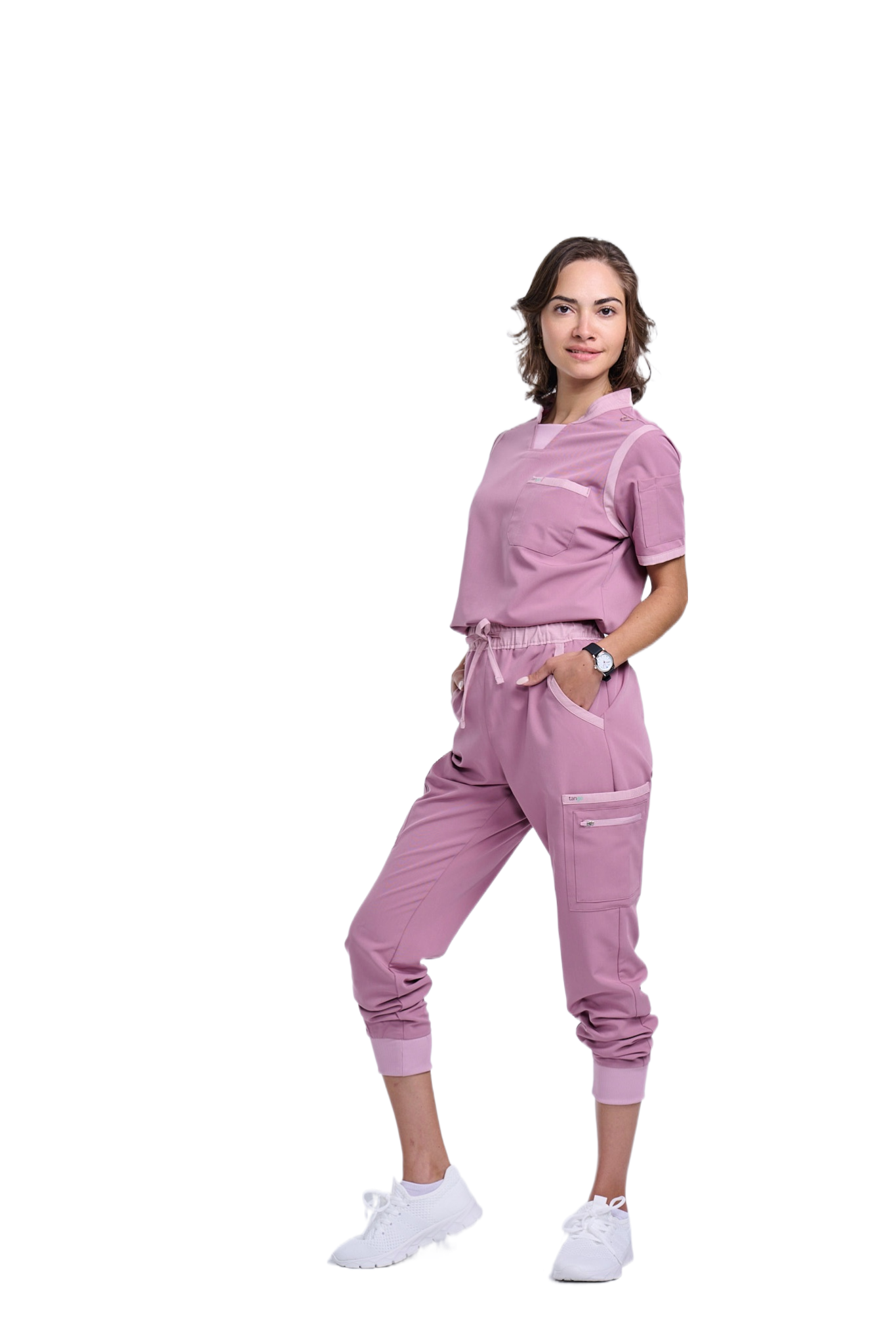 Women's Mauve / Light Mauve Jogger Scrub Pants